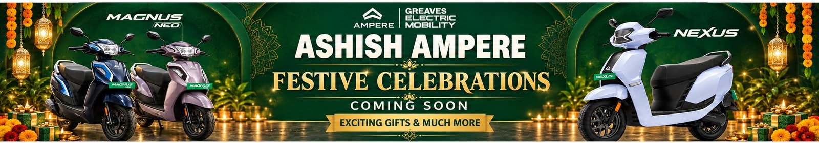 Ashish Ampere Durga Puja Festive Offer - Spin and Win - Click to open